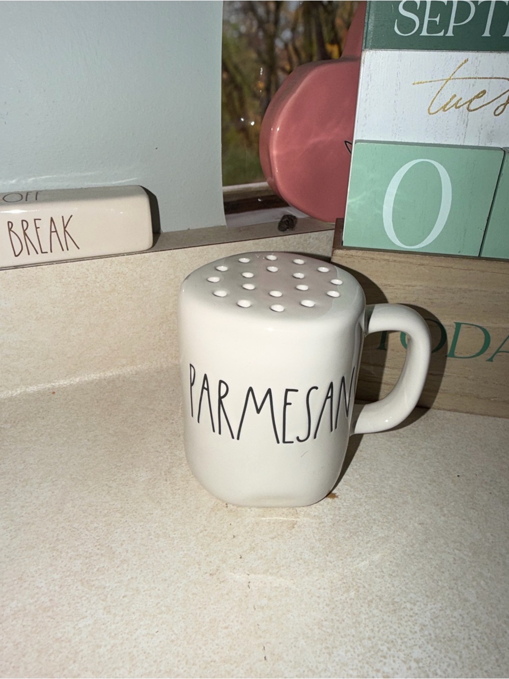 Rae Dunn parmesan shaker - yes